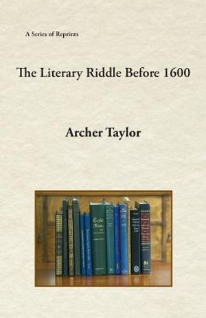 The Literary Riddle Before 1600 image number 0
