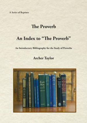 The Proverb and an Index to the Proverb image number 0