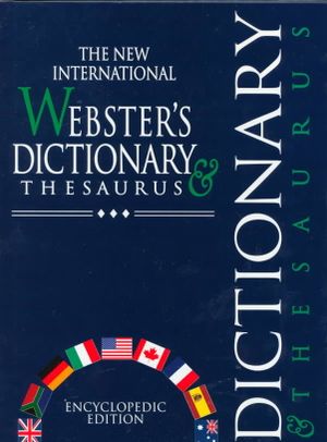 The New International Webster's Dictionary & Thesaurus image number 0