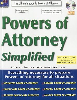 Powers of Attorney Simplified [With CDROM] image number 0