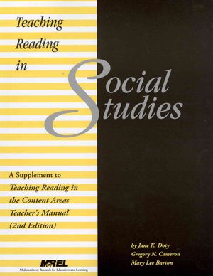 Teaching Reading in Social Studies : A Supplement to Teaching Reading in the Content Areas Teacher's Manual (2nd Edition) image number 0