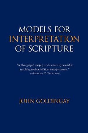 Models for Interpretation of Scripture image number 0
