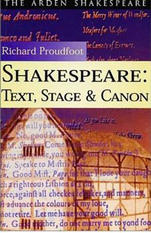 Shakespeare: Text Stage Cannon image number 0