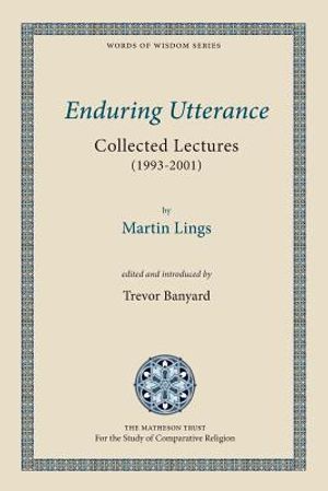 Enduring Utterance: Collected Lectures (1993-2001) image number 0