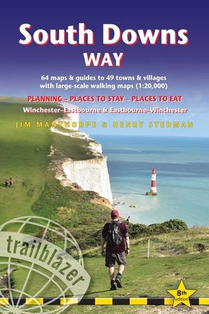 South Downs Way: British Walking Guide: Winchester-Eastbourne-Winchester - 64 Large-Scale Walking Maps (1:20,000) & Guides to 49 Towns image number 0