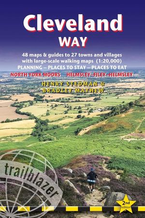 Cleveland Way: British Walking Guide: Helmsley-Filey-Helmsley - 48 Large-Scale Walking Maps (1:20,000) & Guides to 27 Towns & Village image number 0