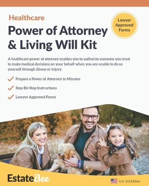 Healthcare Power of Attorney & Living Will Kit: Prepare Your Own Healthcare Power of Attorney & Living Will in Minutes.... image number 0