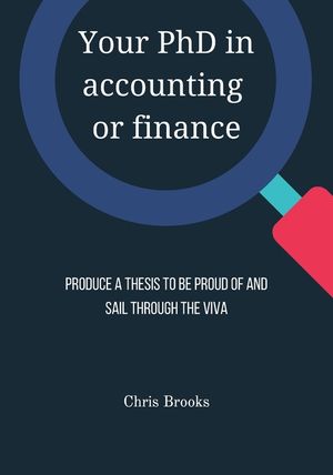Your PhD in accounting or finance: Produce a thesis to be proud of and sail through the viva image number 0