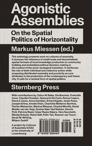Agonistic Assemblies: On the Spatial Politics of Horizontality image number 0