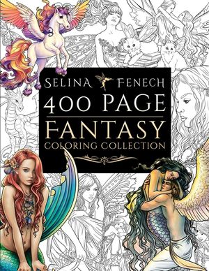 400 Page Fantasy Coloring Collection image number 0
