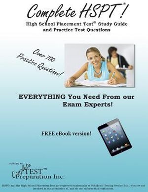 Complete HSPT: High School Placement Test Study Guide & Practice Test Question image number 0