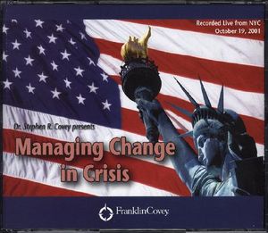 Managing Change in Crisis: Covey Live from NYC image number 0