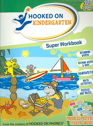 Hooked on Phonics Beginning Words : Kindergarten: Super Workbook image number 0
