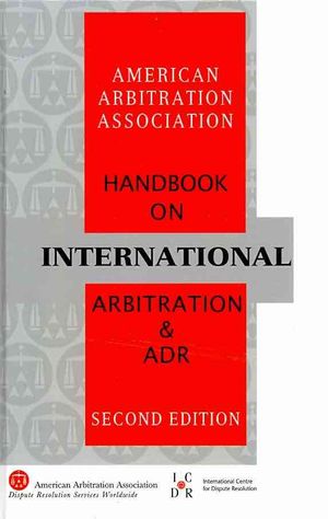 AAA Handbook on International Arbitration and ADR image number 0