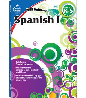 Spanish I, Grades K - 5 (Skill Builders), Grades K - 5 image number 0