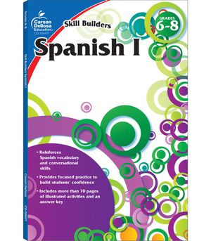 Spanish I, Grades 6 - 8 (Skill Builders), Grades 6 - 8 image number 0