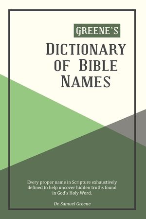 Greene's Dictionary of Bible Names image number 0