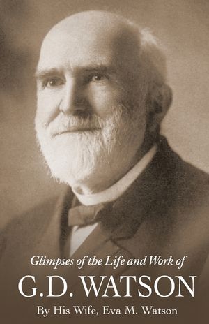 Glimpses of the Life and Work of G. D. Watson image number 0