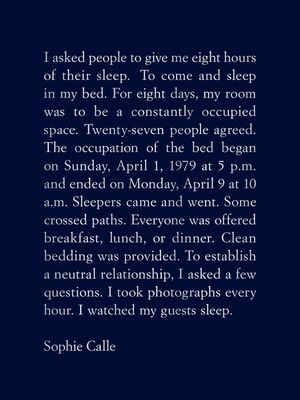 Sophie Calle: The Sleepers image number 0
