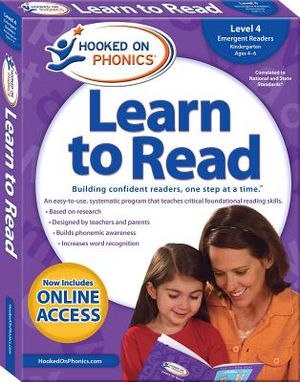 Hooked on Phonics Learn to Read - Level 4, 4: Emergent Readers (Kindergarten Ages 4-6) image number 0