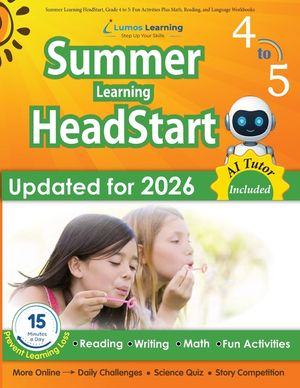 Summer Learning HeadStart, Grade 4 to 5: Fun Activities Plus Math, Reading, and Language Workbooks: Bridge to Success with Common Core Aligned Resourc image number 0