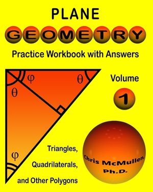 Plane Geometry Practice Workbook with Answers image number 0