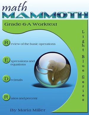 Math Mammoth Grade 6-A Worktext image number 0