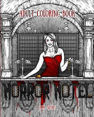 Adult Coloring Book: Horror Hotel image number 0