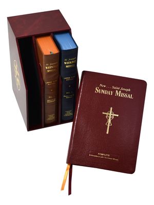 St. Joseph Daily and Sunday Missal (Large Type Editions): Complete Gift Box 3-Volume Set image number 0