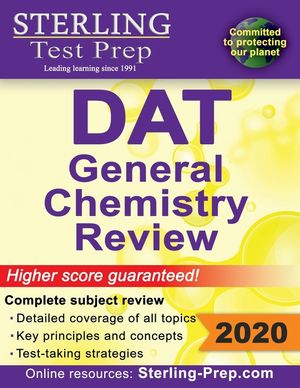 Sterling Test Prep DAT General Chemistry Review: Complete Subject Review image number 0