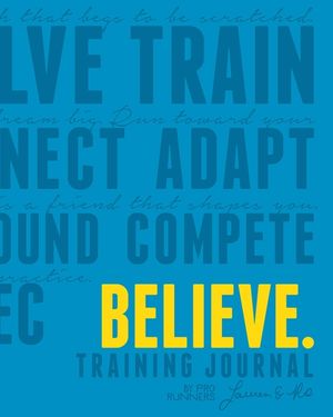 Believe Training Journal (Electric Blue Edition) image number 0