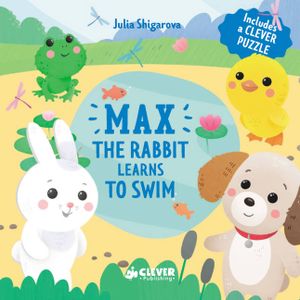Max the Rabbit Learns to Swim: Includes a Clever Puzzle image number 0