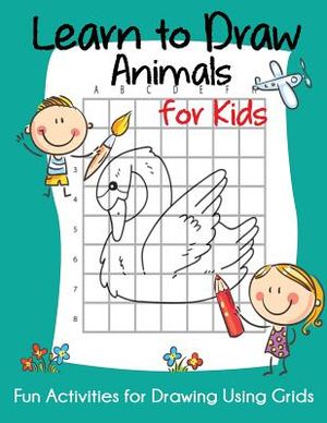 Learn to Draw Animals for Kids: Fun Activities for Drawing Using Grids image number 0