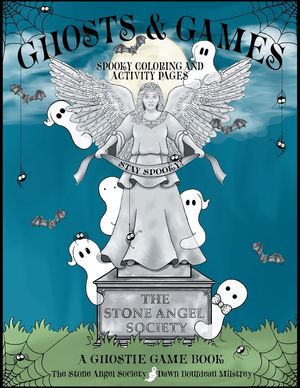 Ghosts & Games: Spooky Coloring and Activity Pages for Kids image number 0
