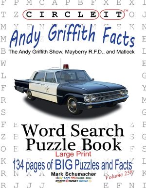 Circle It, Andy Griffith Facts, Word Search, Puzzle Book image number 0