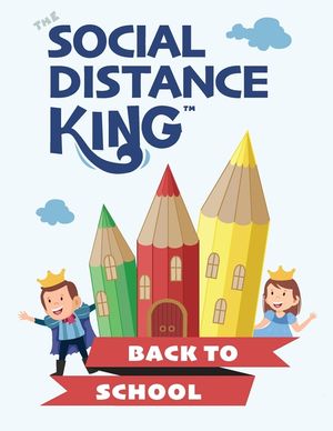 Social Distance King - Back to School image number 0