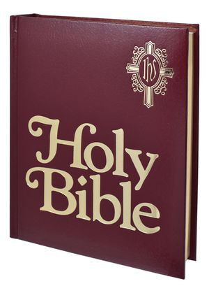 New Catholic Bible Family Edition (Burgundy) image number 0