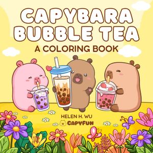 Capybara Bubble Tea: A Coloring Book image number 0