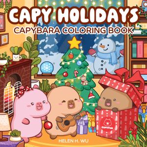 Capy Moments: Capybara Coloring Book image number 0
