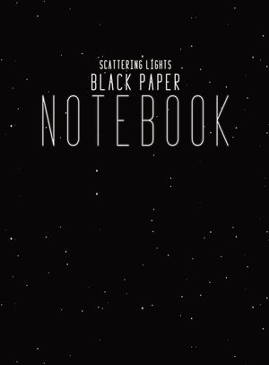 Black Paper Notebook: Hardcover Lined Notebook With Black Pages, 8.5x11 Minimalism Journal For Writing image number 0