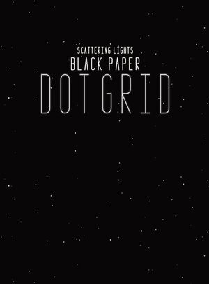 Black Paper Dot Grid: Hardback Blank Dot Grid Paper Book For Drawing, Doodling and Sketching - 8.5x11 With 130 Black Pages For Gel Pen Use image number 0