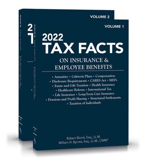 2022 Tax Facts on Insurance & Employee Benefits (Volumes 1 & 2) image number 0