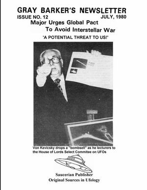 Gray Barker's Newsletter No. 12 (July) 1980 image number 0