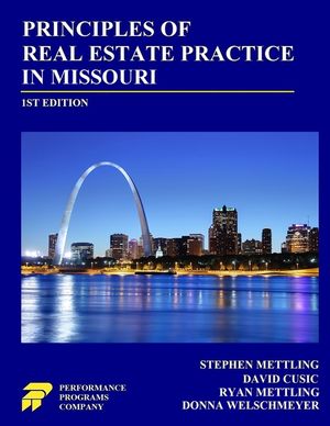 Principles of Real Estate Practice in Missouri: 1st Edition image number 0