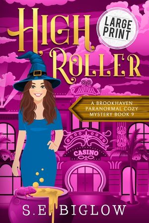 High Roller: A Large Print Gambling Paranormal Mystery image number 0