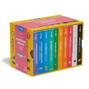 My First Bilingual Library: A Spanish-English Vocabulary Board Book Set of Colors, Numbers, Animals, Abcs, a ND More image number 0