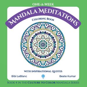 One-A-Week Mandala Meditations: Coloring Book with Inspirational Quotes image number 0