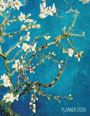 Vincent Van Gogh Planner 2026: Almond Blossom Painting Artistic Post-Impressionism Art Organizer: January-December (12 Months) image number 0