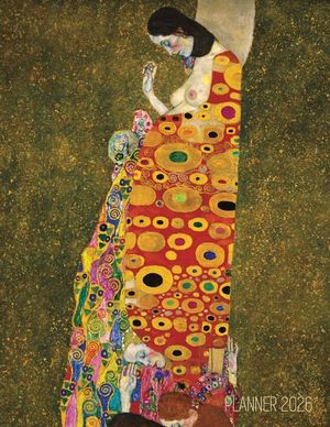 Gustav Klimt Weekly Planner 2026: Hope II Artistic Art Nouveau Daily Scheduler With January-December Year Calendar (12 Months) image number 0