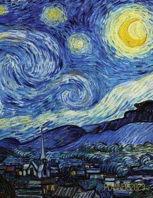Vincent van Gogh Planner 2023: Starry Night Planner Organizer January-December 2023 (12 Months) Post-Impressionism Art image number 0